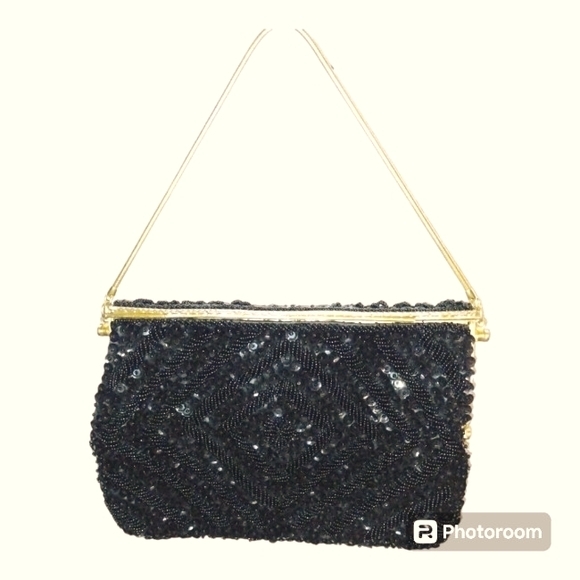 Vintage Ganson Beaded Clutch/Wristlet/Evening Bag. - Picture 2 of 5